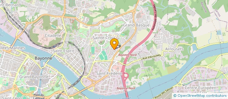 localisation de l'entreprise MADAME FATIHA AFARDI  BAYONNE