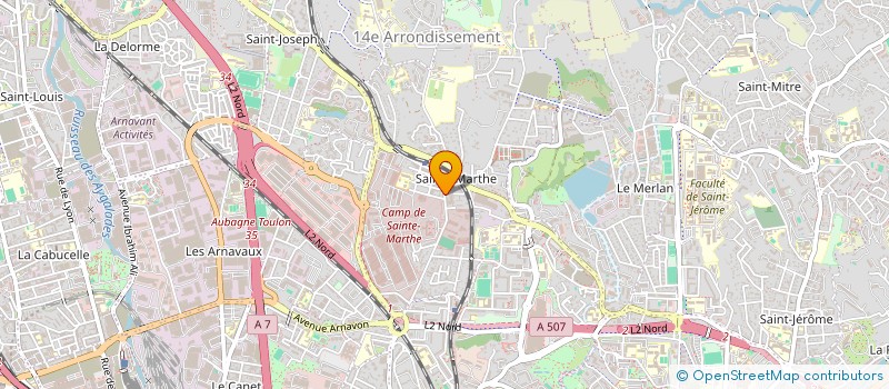 localisation de l'entreprise MADAME FATIHA AIACHI  MARSEILLE