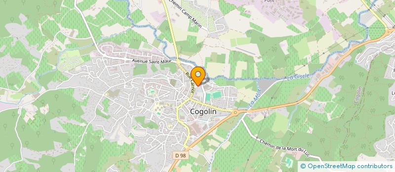 localisation de l'entreprise MADAME FATIHA AKHSASSI à COGOLIN