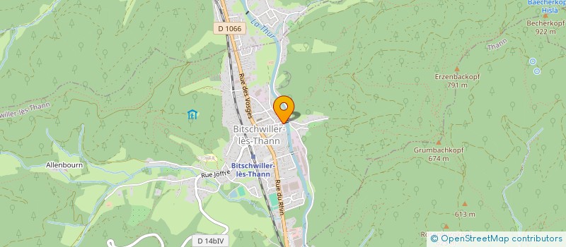 localisation de l'entreprise MADAME FATIHA AOUNI  BITSCHWILLER-LES-THANN