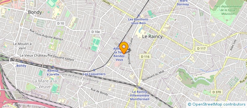 localisation de l'entreprise MADAME FATIHA AREJDAL à LE RAINCY