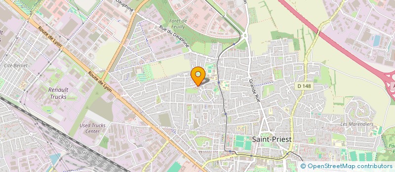 localisation de l'entreprise MADAME FATIHA ARIBI  SAINT-PRIEST