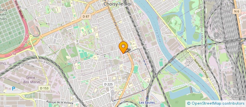 localisation de l'entreprise MADAME FATIHA AZZA  CHOISY-LE-ROI