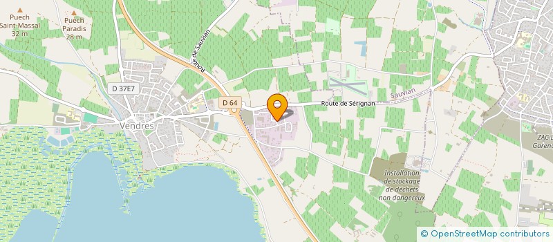 localisation de l'entreprise MADAME FATIHA BAHLOUL  VENDRES