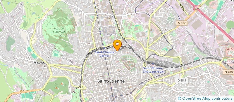 localisation de l'entreprise MADAME FATIHA BARBACH  SAINT-ETIENNE