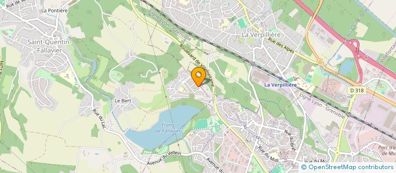 localisation de l'entreprise MADAME FATIHA BARMAL  SAINT-QUENTIN-FALLAVIER