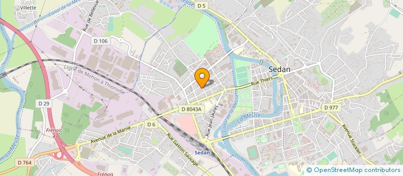 localisation de l'entreprise MADAME FATIHA BEDJA à SEDAN