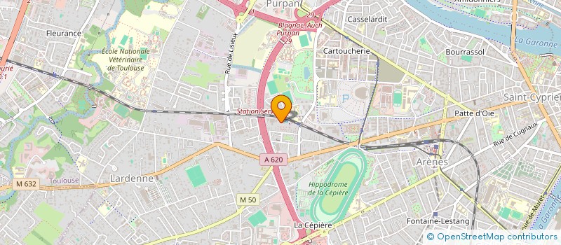 localisation de l'entreprise MADAME FATIHA BEHILIL  TOULOUSE