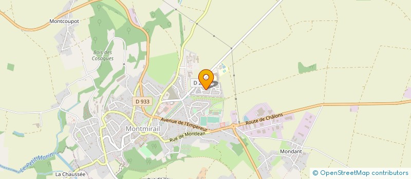 localisation de l'entreprise MADAME FATIHA BELADASSI  MONTMIRAIL