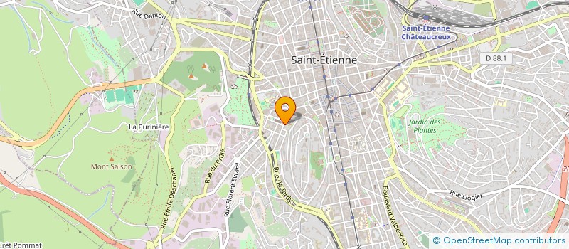 localisation de l'entreprise MADAME FATIHA BELMOSTEFA  SAINT-ETIENNE