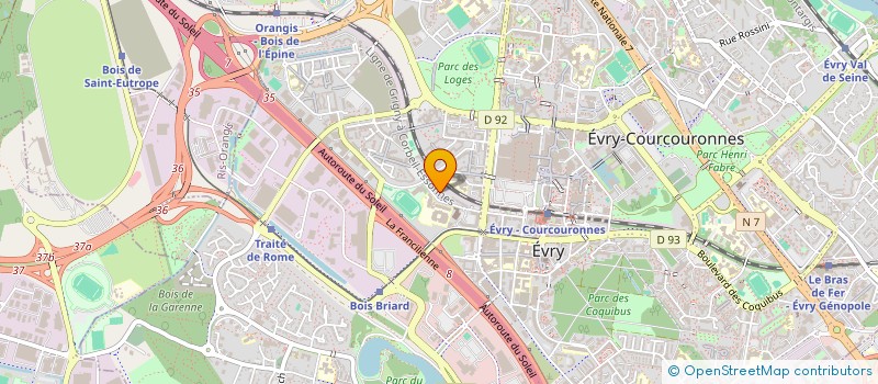 localisation de l'entreprise MADAME FATIHA BENABOUD  EVRY-COURCOURONNES