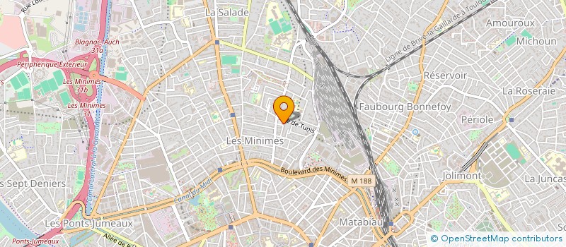 localisation de l'entreprise MADAME FATIHA BENAMA à TOULOUSE