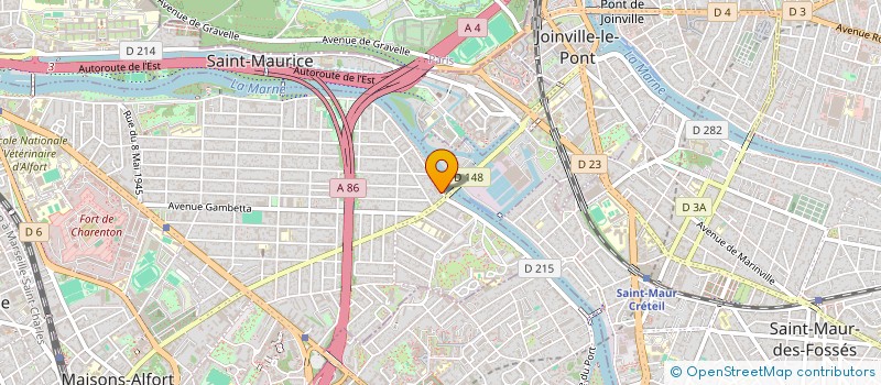 localisation de l'entreprise MADAME FATIHA BENAMAR à MAISONS-ALFORT