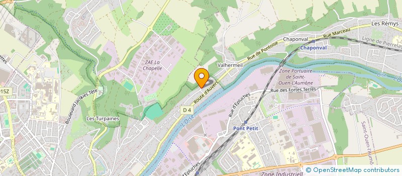 localisation de l'entreprise MADAME FATIHA BENAMMOUR  PONTOISE