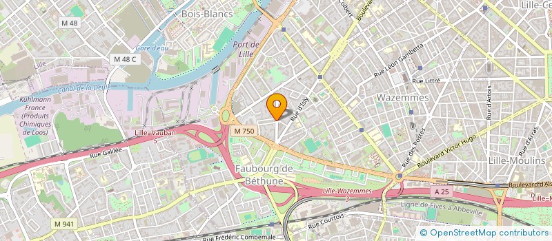 localisation de l'entreprise MADAME FATIHA BENOUAHLIMA à LILLE