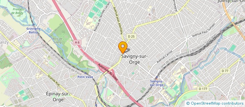 localisation de l'entreprise MADAME FATIHA BENREZIG à SAVIGNY-SUR-ORGE