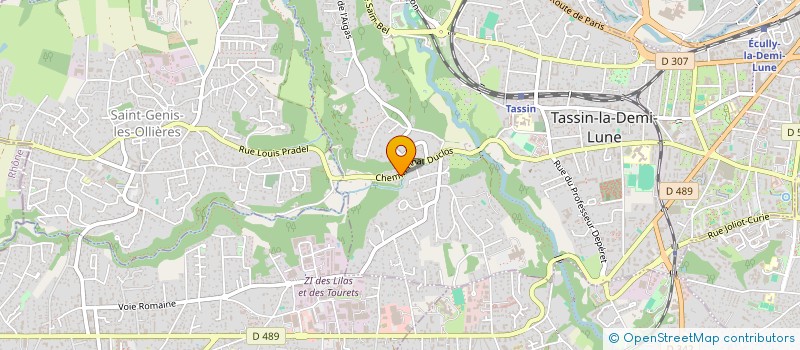 localisation de l'entreprise MADAME FATIHA BEZZAYER  TASSIN-LA-DEMI-LUNE