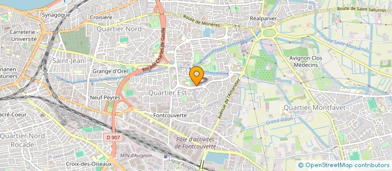 localisation de l'entreprise MADAME FATIHA BOUAITA  AVIGNON