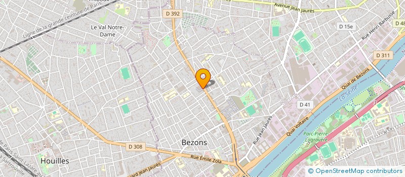 localisation de l'entreprise MADAME FATIHA BOUARFA à BEZONS