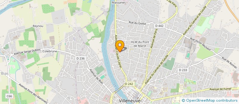 localisation de l'entreprise MADAME FATIHA CHAKIRI  VILLENEUVE-SUR-LOT