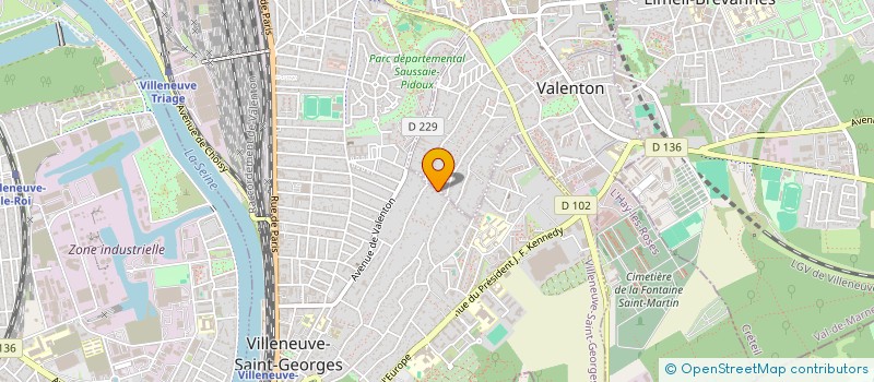 localisation de l'entreprise MADAME FATIHA CHEBAB  VILLENEUVE-SAINT-GEORGES