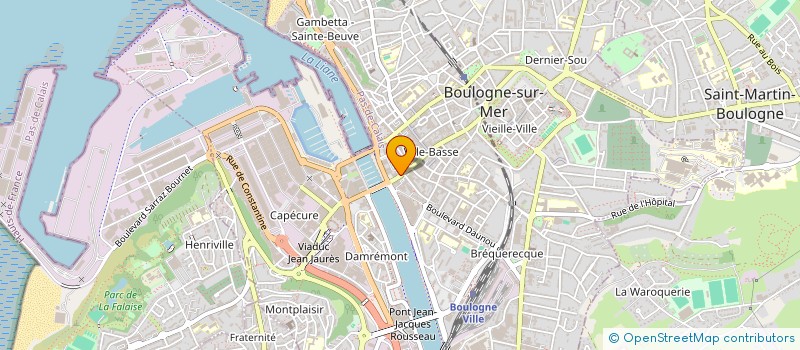 localisation de l'entreprise MADAME FATIHA DANANE à BOULOGNE-SUR-MER
