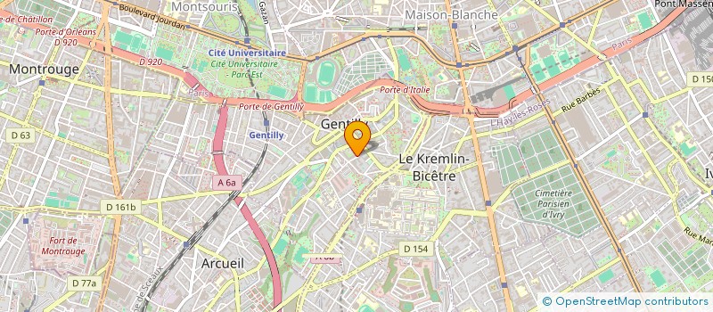 localisation de l'entreprise MADAME FATIHA DEBILI à GENTILLY