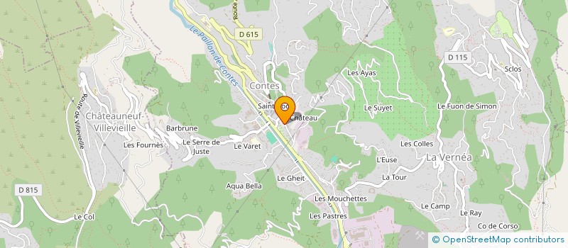 localisation de l'entreprise MADAME FATIHA DIHA à CONTES