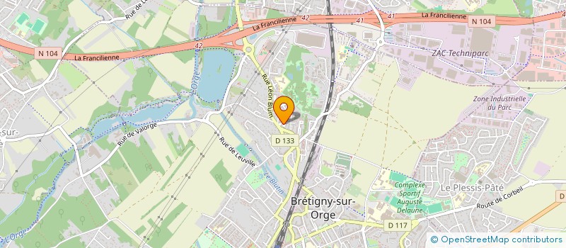 localisation de l'entreprise MADAME FATIHA DJILALI à BRETIGNY-SUR-ORGE