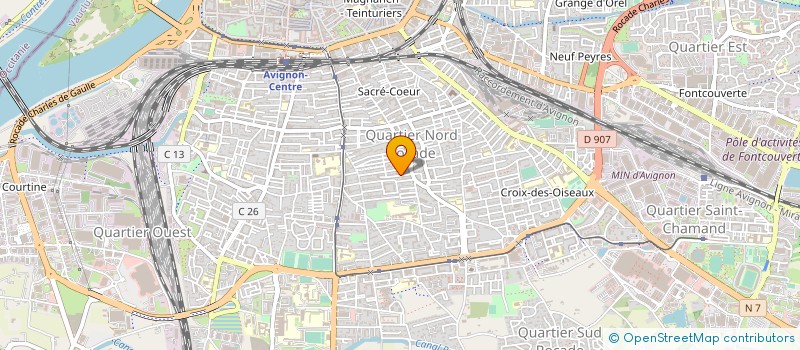 localisation de l'entreprise MADAME FATIHA DJOUAHRA-LOPINET à AVIGNON
