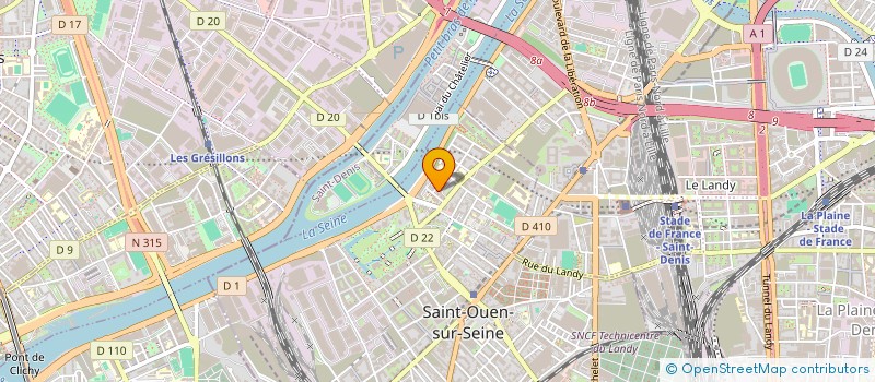 localisation de l'entreprise MADAME FATIHA DOUBLALI à SAINT-OUEN-SUR-SEINE