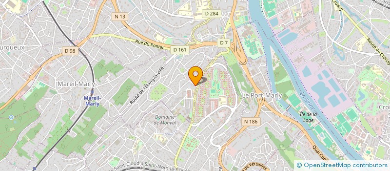 localisation de l'entreprise MADAME FATIHA DZANOUNI  LE PECQ