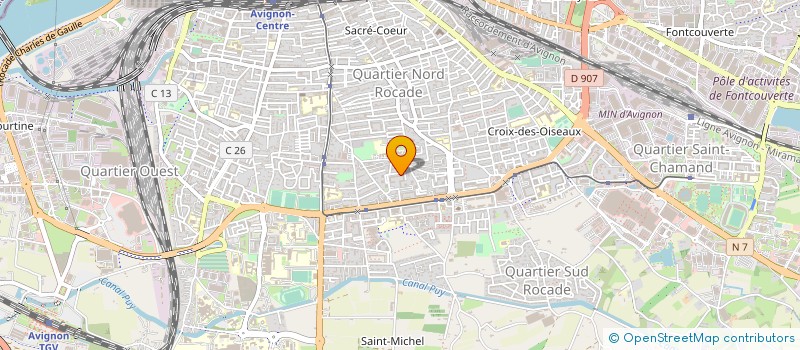 localisation de l'entreprise MADAME FATIHA EDDARKAOUI à AVIGNON