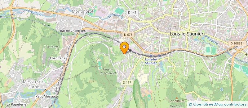 localisation de l'entreprise MADAME FATIHA EL BRAHMI  LONS-LE-SAUNIER