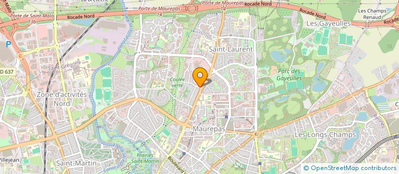 localisation de l'entreprise MADAME FATIHA EL FOGHALI  RENNES