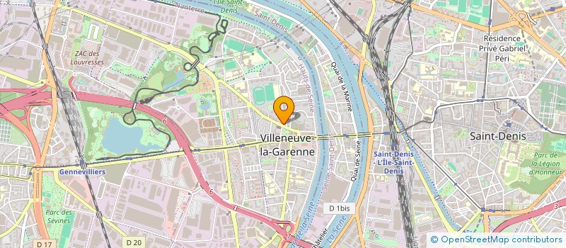 localisation de l'entreprise MADAME FATIHA EL KAMEL  VILLENEUVE-LA-GARENNE