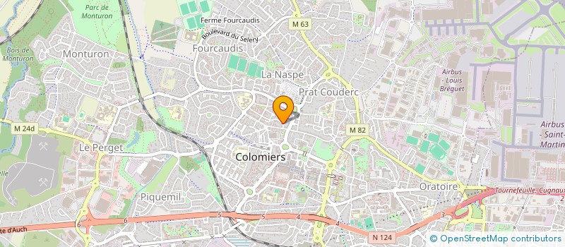 localisation de l'entreprise MADAME FATIHA EL KESSI à COLOMIERS