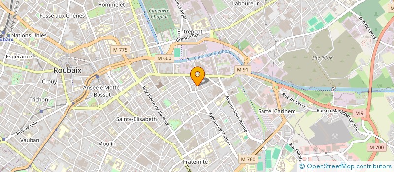 localisation de l'entreprise MADAME FATIHA EL OMMARI à ROUBAIX
