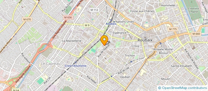 localisation de l'entreprise MADAME FATIHA EL OUAFA  ROUBAIX