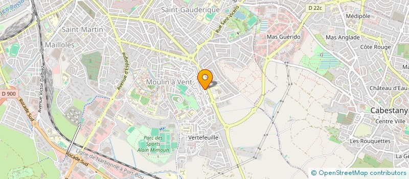 localisation de l'entreprise MADAME FATIHA ESSALHI à PERPIGNAN