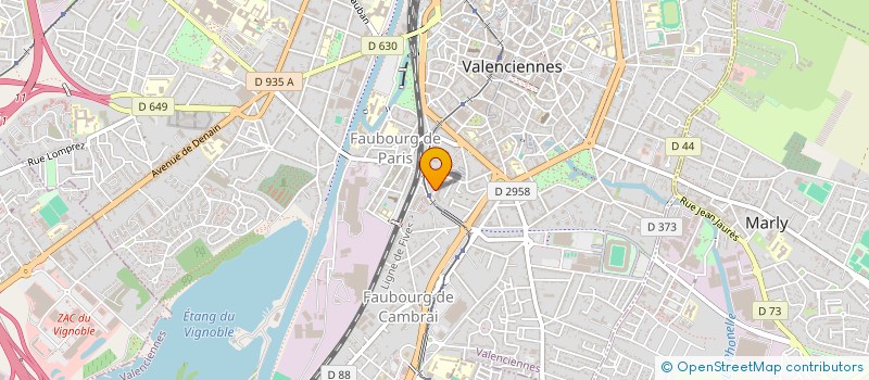 localisation de l'entreprise MADAME FATIHA GACIOUI à VALENCIENNES
