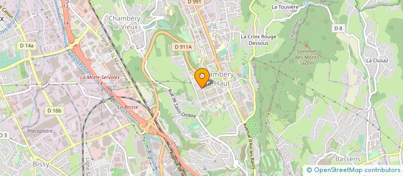 localisation de l'entreprise MADAME FATIHA GAIDI  CHAMBERY