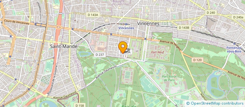 localisation de l'entreprise MADAME FATIHA GUENNAS  VINCENNES