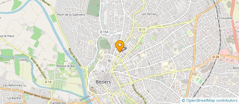 localisation de l'entreprise MADAME FATIHA HAJJI à BEZIERS