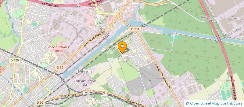 localisation de l'entreprise MADAME FATIHA JEBALI  RIXHEIM