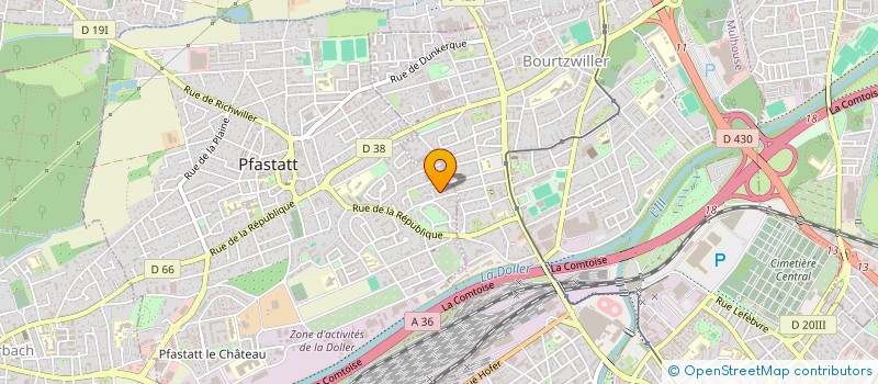 localisation de l'entreprise MADAME FATIHA KECHA  PFASTATT