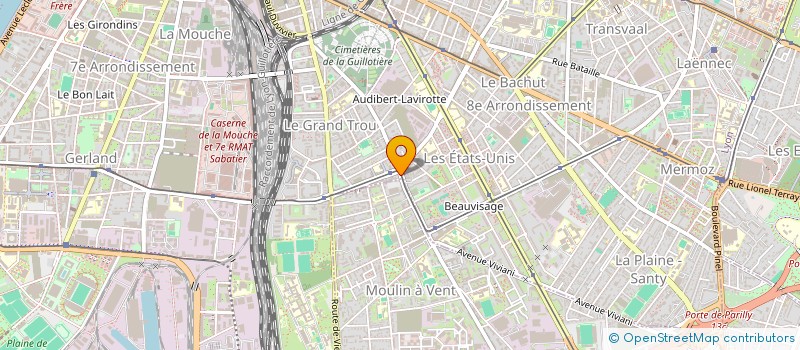 localisation de l'entreprise MADAME FATIHA KHEDDAR  LYON