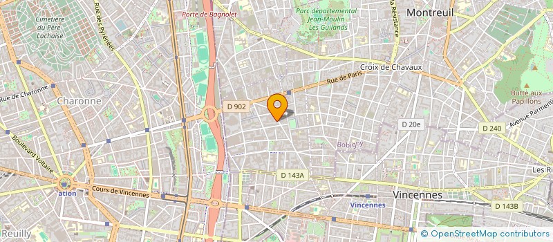 localisation de l'entreprise MADAME FATIHA KOUDJETI à MONTREUIL