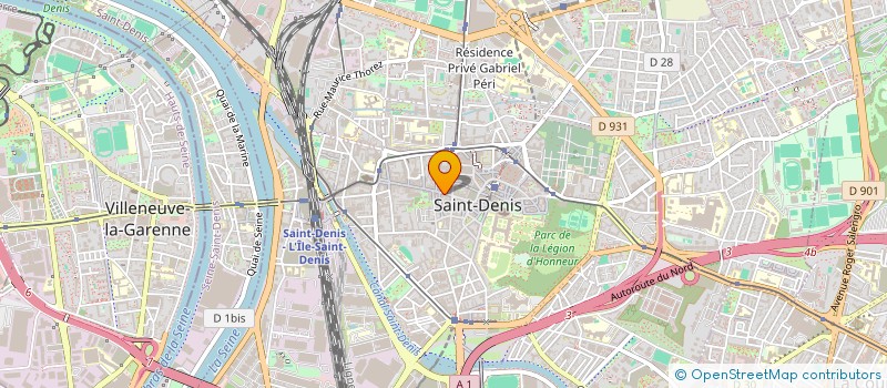 localisation de l'entreprise MADAME FATIHA LAINDRI  SAINT-DENIS