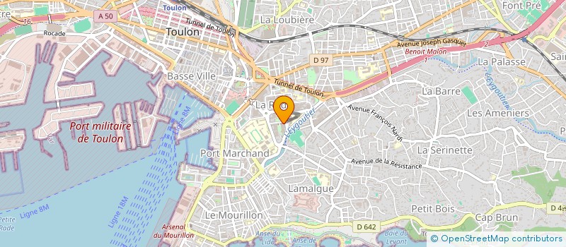 localisation de l'entreprise MADAME FATIHA LOUMI  TOULON